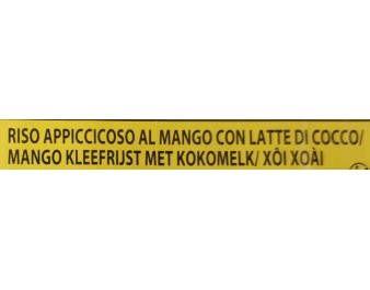 DESSERT AU RIZ GLUANT A LA MANGUE ET LAIT DE COCO ****
