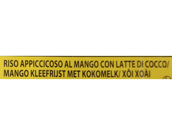 DESSERT AU RIZ GLUANT A LA MANGUE ET LAIT DE COCO ****