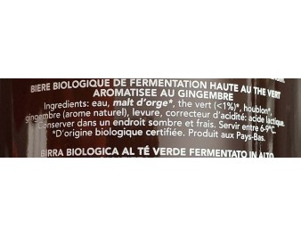 BIERE IKI AU GINGEMBE 5.5°