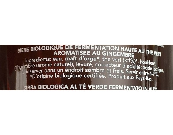 BIERE IKI AU GINGEMBE 5.5°