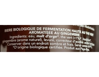 BIERE IKI AU GINGEMBE 5.5°