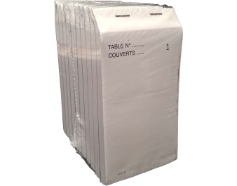BLOC COMMANDE AUTOCOPIANT 3F. 79 X 150 MM 10 P.
