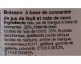 BOISSON A LA MANGUE ET NATA DE COCO (MOGU MOGU)