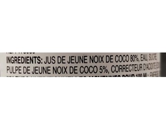 BOISSON A LA NOIX DE COCO