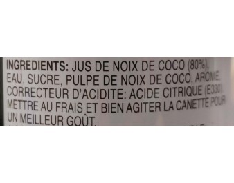 BOISSON A LA NOIX DE COCO GRILLEE