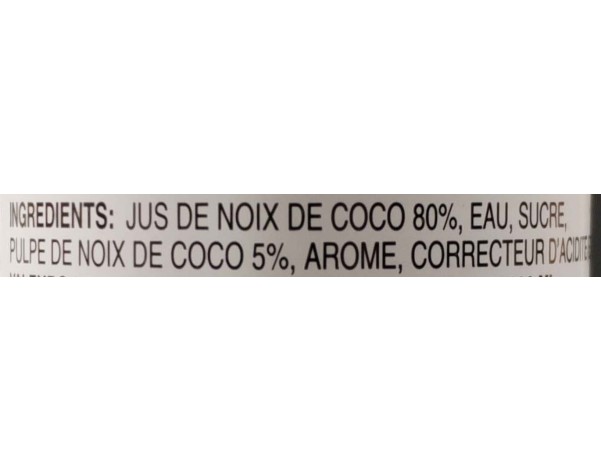 BOISSON A LA NOIX DE COCO GRILLEE