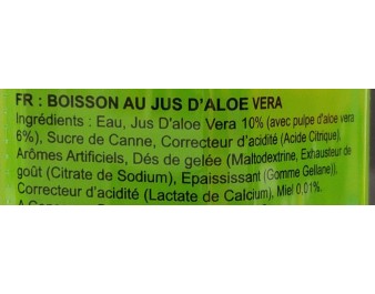 BOISSON ALOE VERA AU MIEL