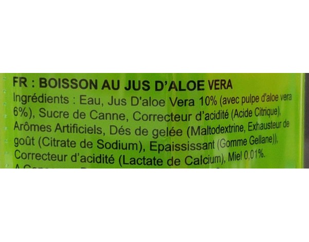BOISSON ALOE VERA AU MIEL