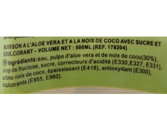 BOISSON ALOE VERA ET COCO