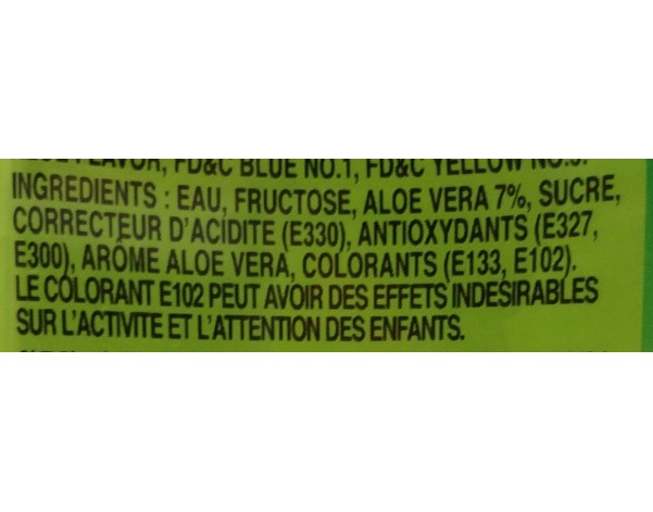 BOISSON ALOE VERA