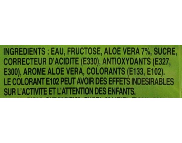 BOISSON ALOE VERA