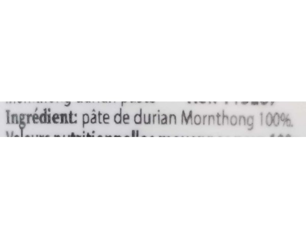 DURIAN EN PATE ****