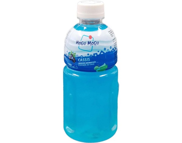 BOISSON AU CASSIS ET NATA DE COCO (MOGU MOGU)