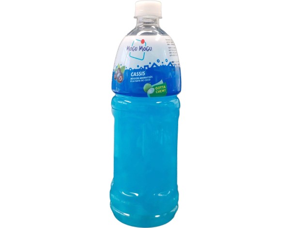 BOISSON AU CASSIS ET NATA DE COCO (MOGU MOGU)