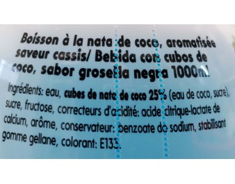 BOISSON AU CASSIS ET NATA DE COCO (MOGU MOGU)