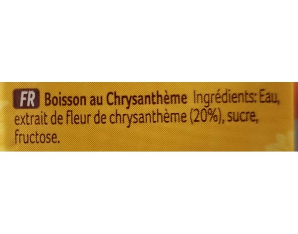 BOISSON AU CHRYSENTHEME