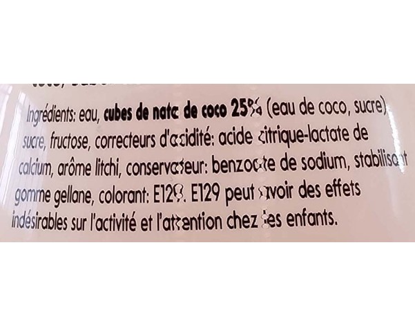 BOISSON AU LYCHEE ET NATA DE COCO (MOGU MOGU)