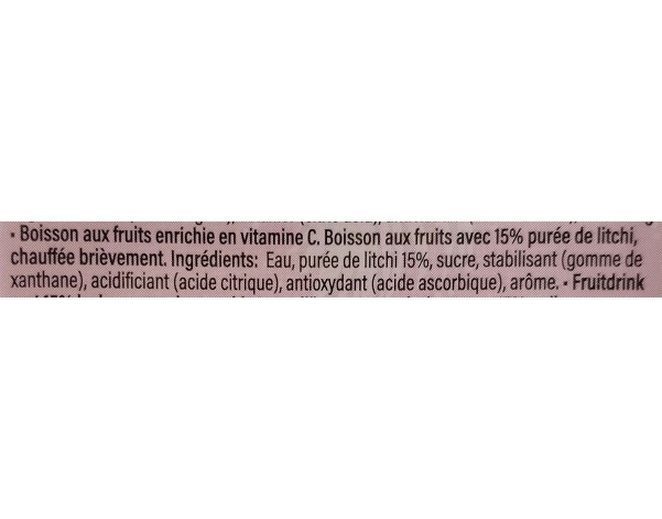 BOISSON AU LYCHEE