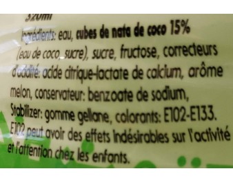 BOISSON AU MELON ET NATA DE COCO (MOGU MOGU)