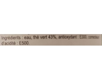 BOISSON AU THE VERT
