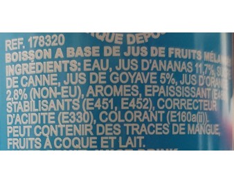 BOISSON AUX FRUITS MELANGES
