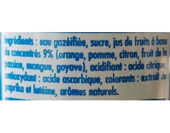 BOISSON AUX FRUITS TROPICAL