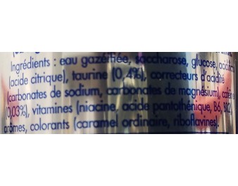 BOISSON ENERGISANTE