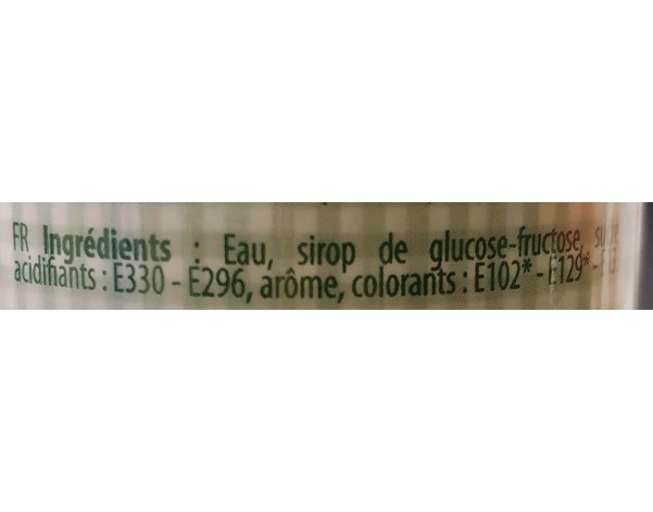 BOISSON LIMONADE THE VERT