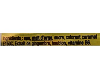 BOISSON MALTA GINGEMBRE