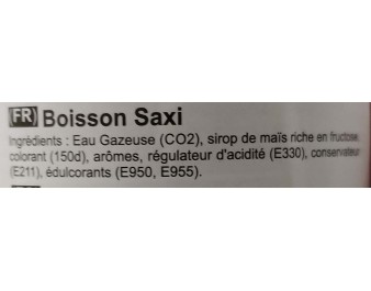 BOISSON SARSI
