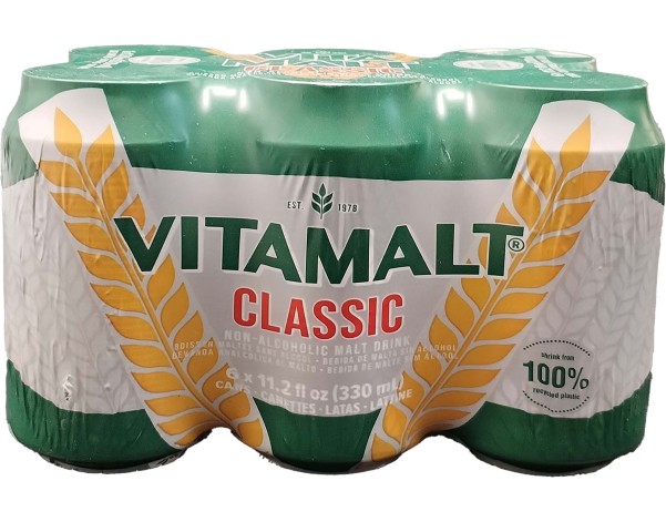 BOISSON VITA MALT CLASSIC CANETTE X 6
