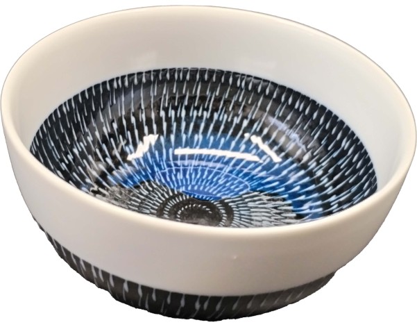 BOL BLANC ET BLEU NUIT 15.80 CM