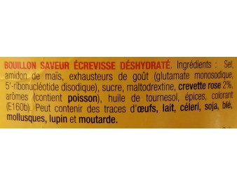 BOUILLON AROME ECREVISSE HALAL