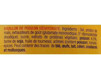 BOUILLON AROME POISSON HALAL