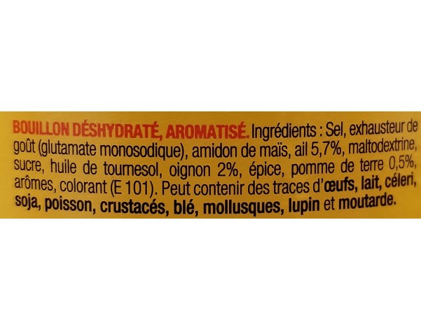 BOUILLON AROME TOUT USAGE