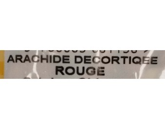CACAHUETES CRUES AVEC PEAU ROUGE