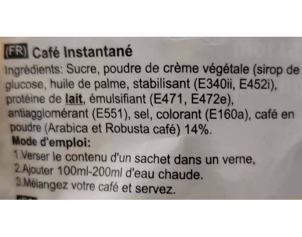 CAFE INSTANTANE 3 EN 1 24 P.
