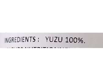 JUS DE YUZU 100 %