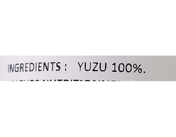 JUS DE YUZU 100 %