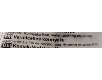 KONNYAKU EN FILAMENTS PELOTES