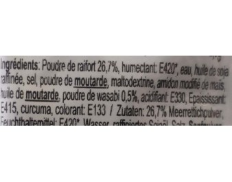 MOUTARDE PATE DE RAIFORT WASABI 200 P.