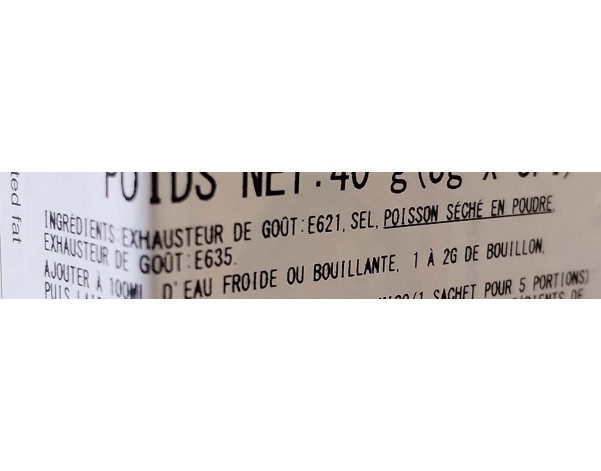 POUDRE ASSAISONNEMENT POUR SOUPE DASHI
