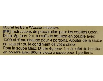 POUDRE ASSAISONNEMENT POUR SOUPE DASHI