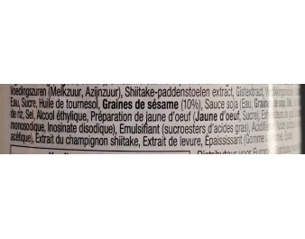 SAUCE AU SESAME