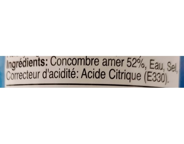 CONCOMBRE AMER NATURE