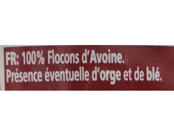 FLOCON D’AVOINE BLANC QUICK QUAKER