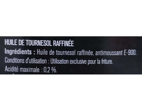 HUILE DE TOURNESOL