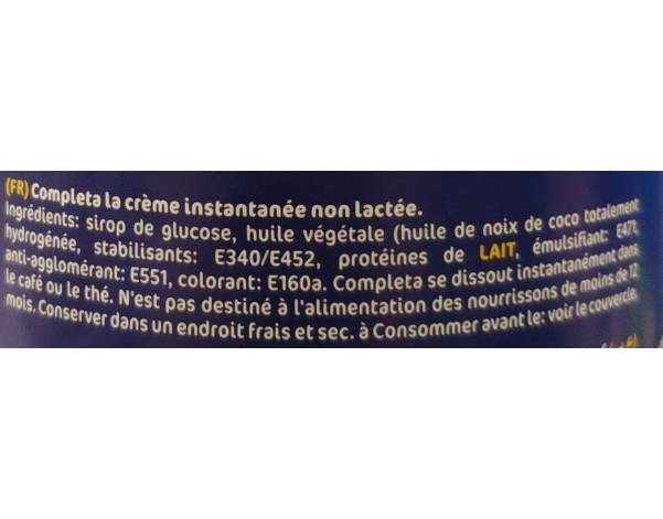 LAIT EN POUDRE