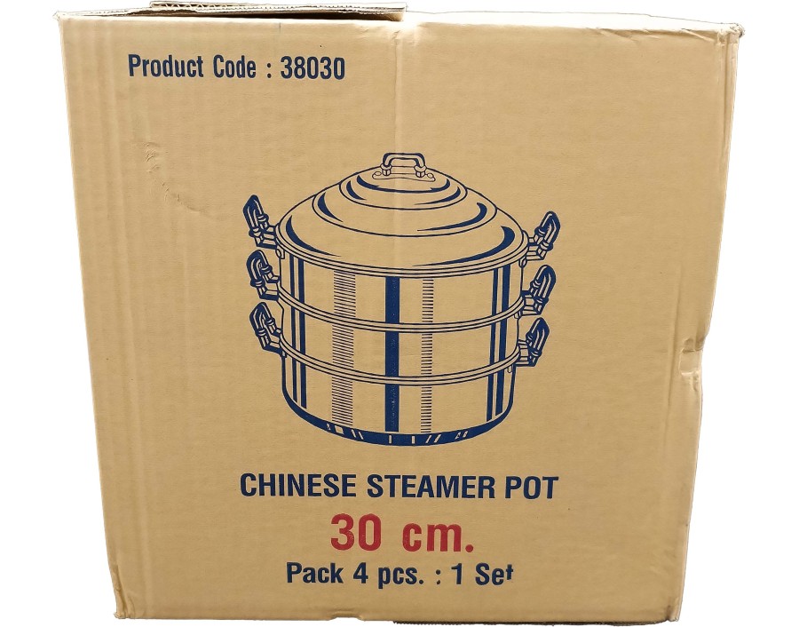 MARMITE A VAPEUR DEUX ETAGES 30 CM