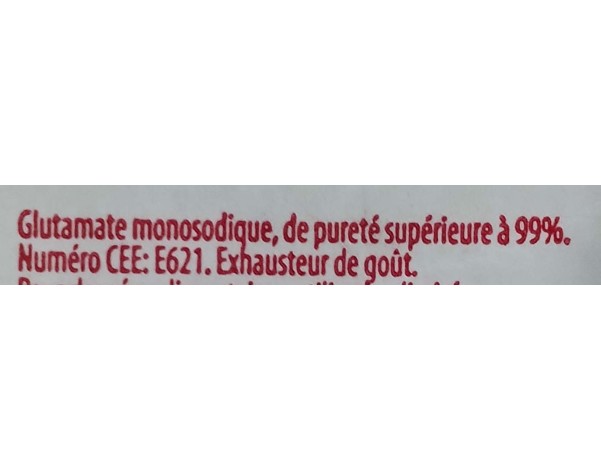 MONOSODIUM DE GLUTAMATE